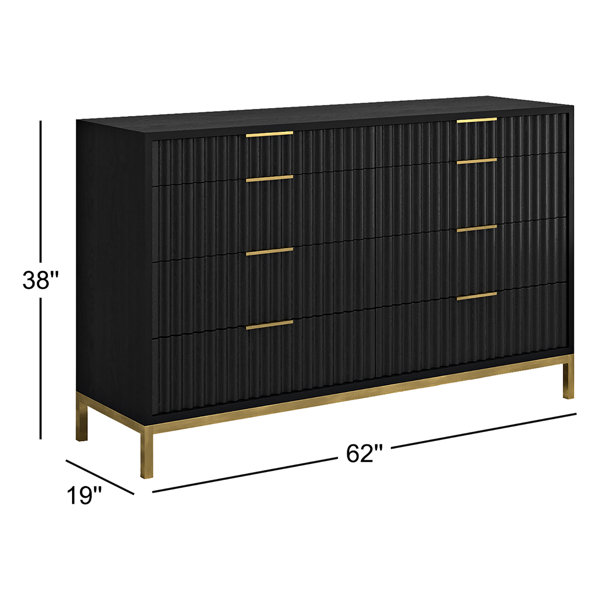 Lisa 2 Drawer Nightstand with USB – Walker Edison
